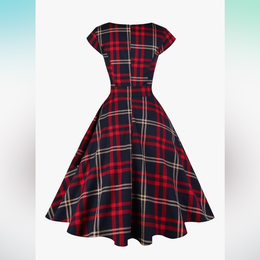 Classic 1950’s  Plaid Dress